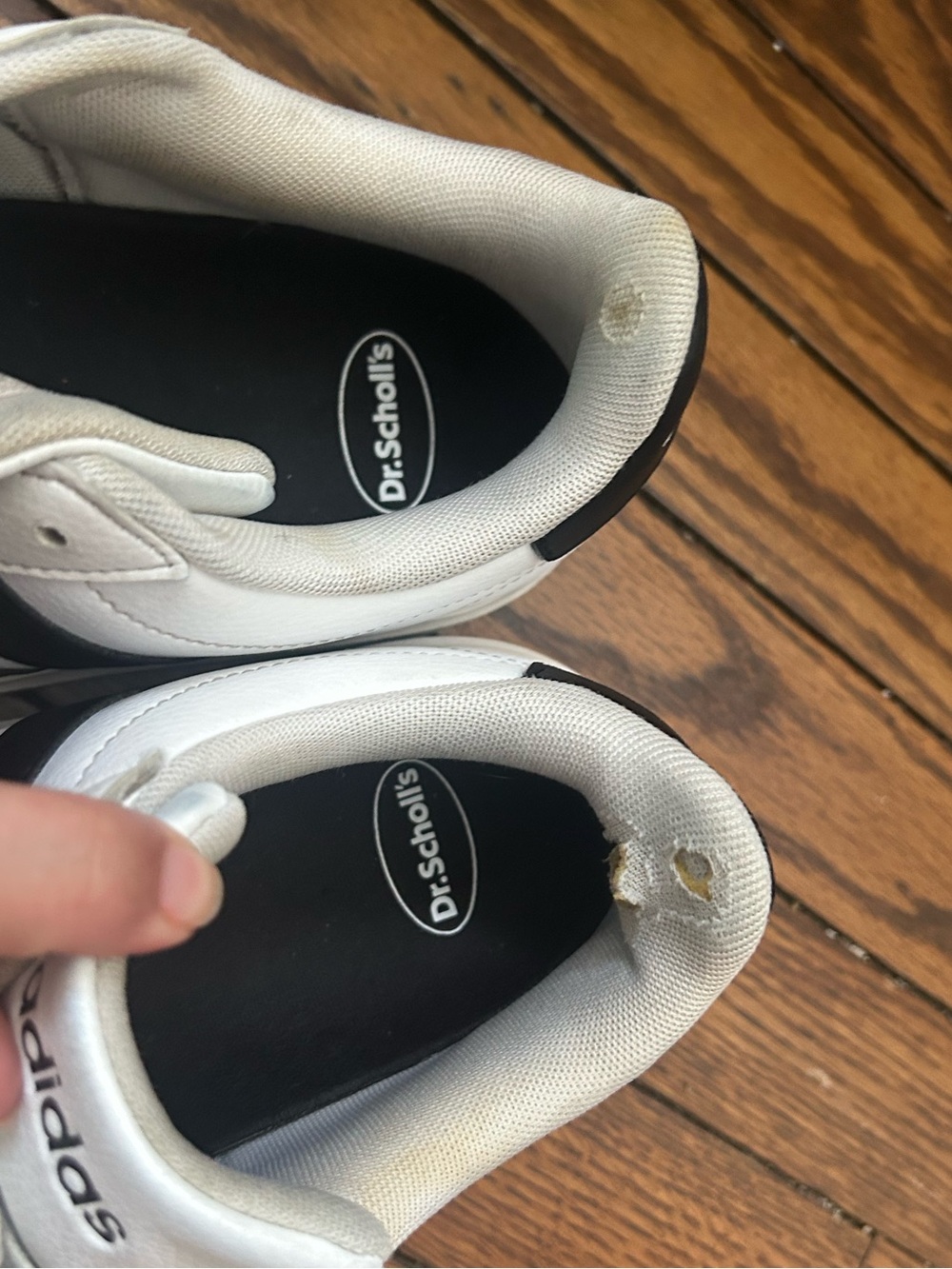 Adidas Women’s Cloudfoam Advantage Leather Sneakers - Picture 7 of 8